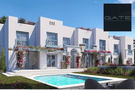 تاون هاوس 3 غرف نوم للبيع في الساحل الشمالي، مطروح - Evia-Ras-El-Hekma-Bay. png