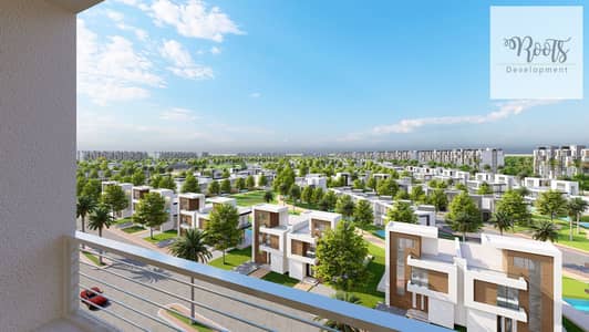 توين هاوس 3 غرف نوم للبيع في مدينة المستقبل، القاهرة - Appartment-42-Balacony-View. jpg
