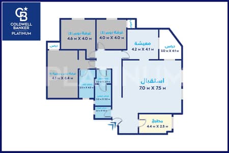 فلیٹ 4 غرف نوم للبيع في سموحة، الإسكندرية - 5. JPG