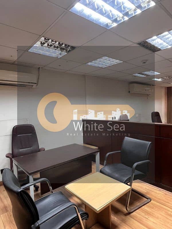 مبنى مرخص إداري للإيجار بسموحه للمراكز الطبيه والشركات