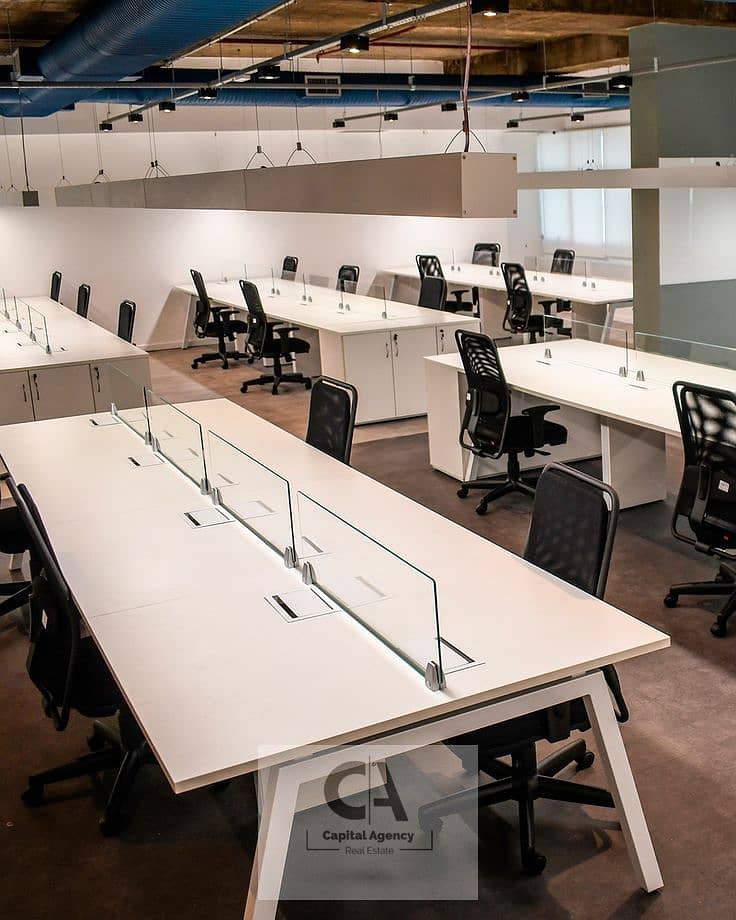 4 Uma ótima de forma de aproveitar a área do seu escritório é a utilização de espaços abertos, sem barreiras, evitando paredes e corredores desnecessários_ Um exemplo de open office foi aplicado ao escritório da PEBMED. jpeg