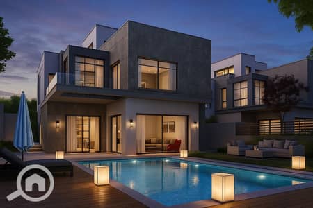 4 Bedroom Villa for Sale in Sheikh Zayed, Giza - task_01k8k0nnvnf4cvmg6phv6yq57c_1761574956_img_0. jpg