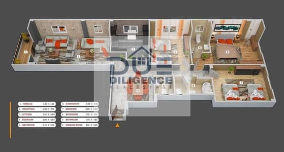 3 Bedroom Apartment for Sale in New Cairo, Cairo - b3e7d57c-d041-426c-9d8a-367848d721b8. jpeg