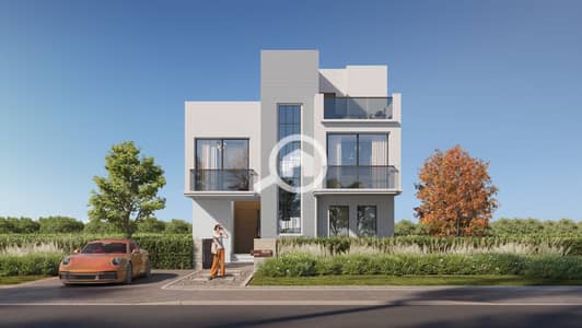 3 Bedroom Villa for Sale in Sheikh Zayed, Giza - CAM01-PROTOTYPE FRONT PPL OTION 02. jpg