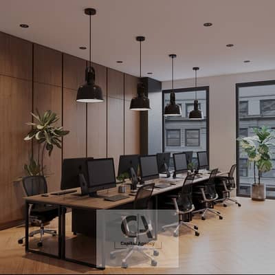 مکتب  للبيع في القاهرة الجديدة، القاهرة - Nowoczesne biuro – inspiracje wnętrz. jpeg