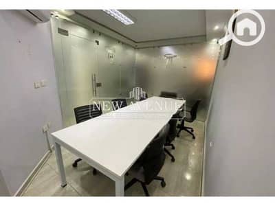 Office for Rent in Nasr City, Cairo - مكتب مفروش جديد مجهز بالكامل بالتكييفات بين عباس العقاد والطيران هاى س
