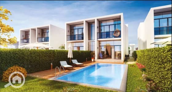 توين هاوس 3 غرف نوم للبيع في الساحل الشمالي، مطروح - sia villaggio twin house. png