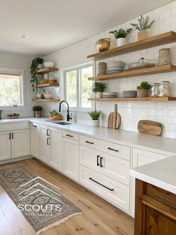 3 15 Cuisines captivantes en blanc et en bois. jpg