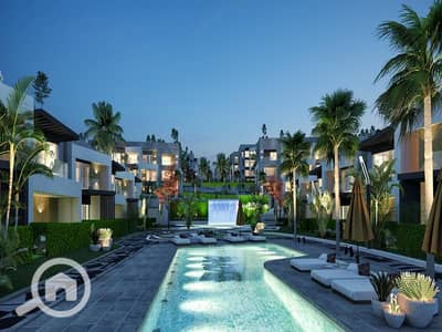 شاليه 2 غرفة نوم للبيع في العين السخنة، السويس - Axial_Night_Shot_00. RGB_color-no-OK. jpg