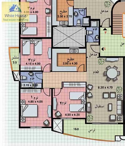 3 Bedroom Flat for Rent in New Cairo, Cairo - 1000136786. jpg