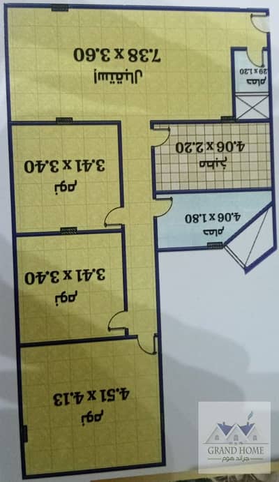 3 Bedroom Apartment for Sale in Hadayek al-Ahram, Giza - 135م خلفى . jpg