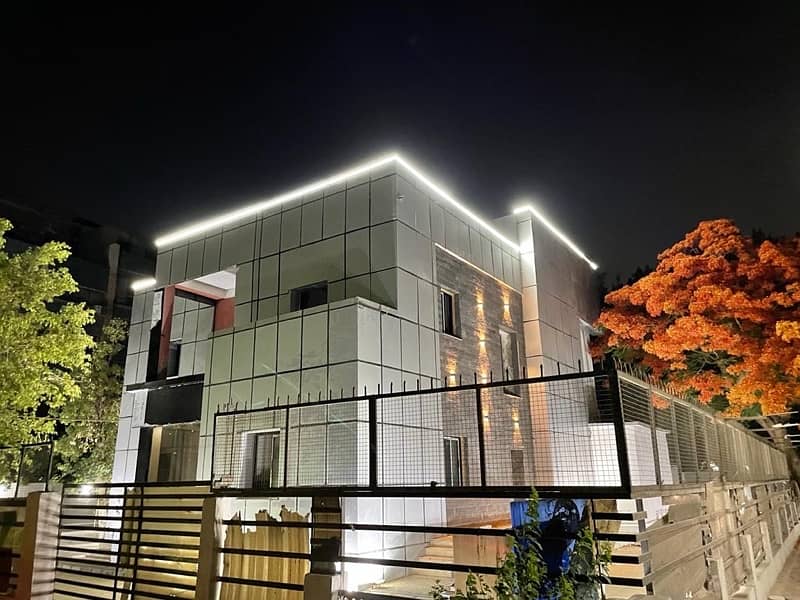 فيلا للايجار اداري او سكني في المعادي،تشطيب رائع داخلي و حديقه كبيره