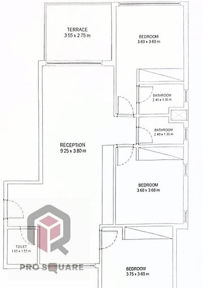 3 Bedroom Chalet for Sale in North Coast, Matruh - lay out. JPG