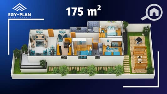 شقة 3 غرف نوم للبيع في الشيخ زايد، الجيزة - 5. png شقة 3 غرف نوم للبيع في الشيخ زايد، الجيزة - 5. png