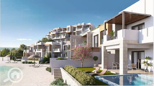 3 Bedroom Chalet for Sale in Gouna, Red Sea - Front View. jpg