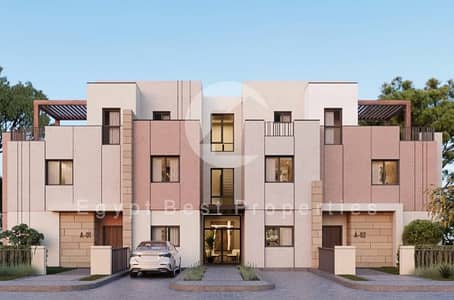 4 Bedroom Townhouse for Sale in New Heliopolis, Cairo - iuytrsfghj. PNG