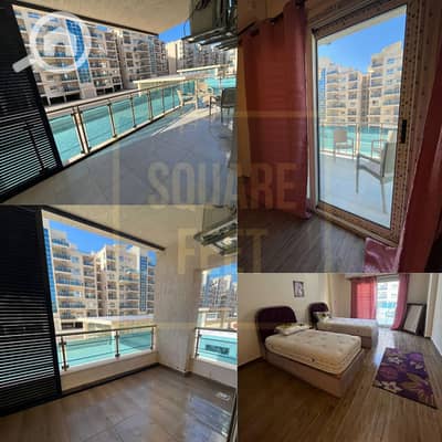 2 Bedroom Chalet for Sale in North Coast, Matruh - منشور إنستجرام كولاج صور لأسرة تصميم بسيط مربعات أزرق فاتح وأبيض. png