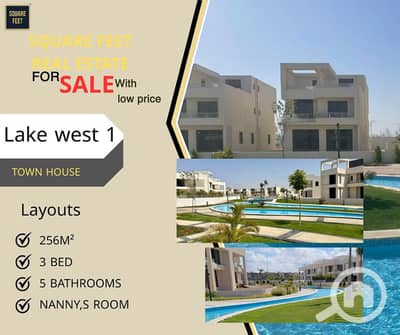 3 Bedroom Townhouse for Sale in Sheikh Zayed, Giza - SQUARE FEET REAL ESTATE. png