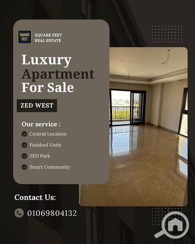 فلیٹ 2 غرفة نوم للبيع في الشيخ زايد، الجيزة - Grey and White Minimalist Real Estate Apartments Sale Promotion Instagram Post. png