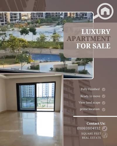 شقة 3 غرف نوم للبيع في الشيخ زايد، الجيزة - Beige and White Modern Real Estate Apartments Sale Promotion Instagram Post. png