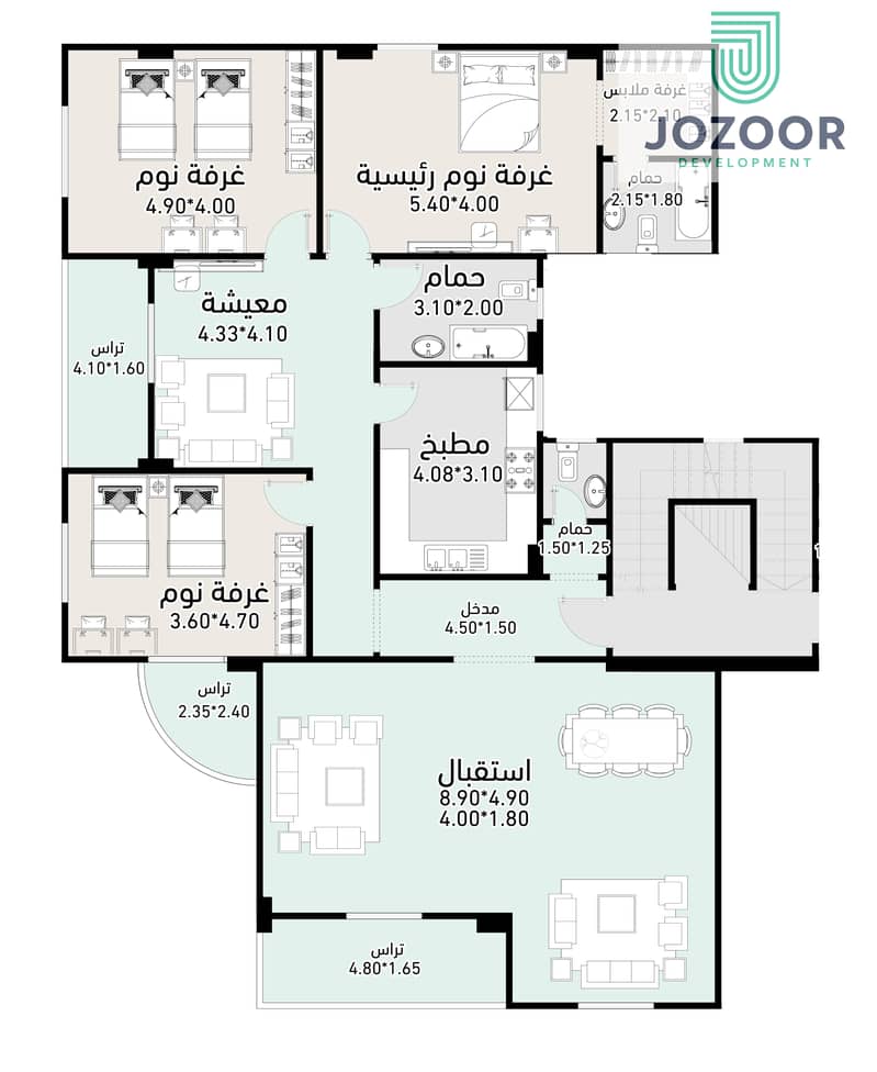 3 متكرر شمال الواجهة 270م. jpg