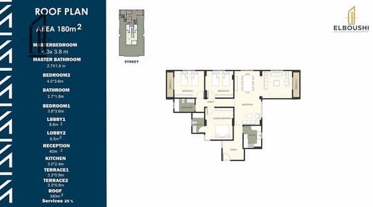 سطج 3 غرف نوم للبيع في القاهرة الجديدة، القاهرة - 64. jpg