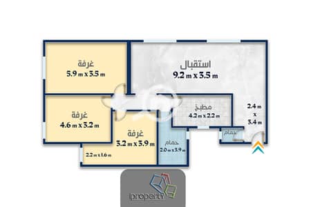 شقة 3 غرف نوم للبيع في جناكليس، الإسكندرية - 2. jpg