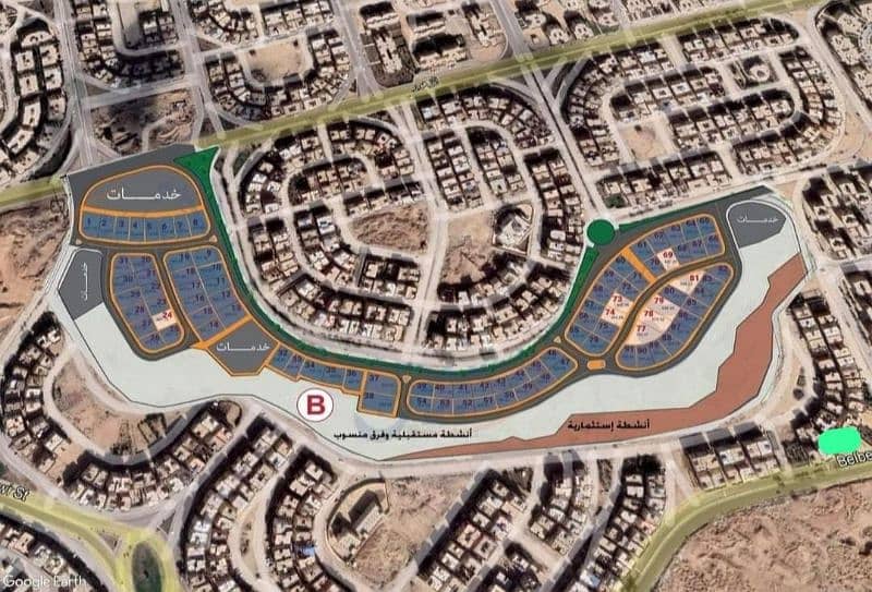 ارض بيت وطن الحي الثامن B العبور