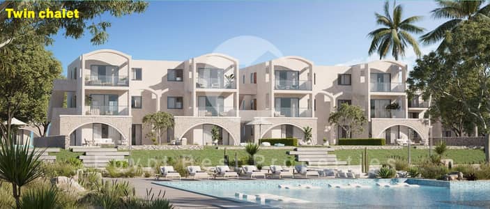 2 Bedroom Chalet for Sale in North Coast, Matruh - salt_twin_chalet. png