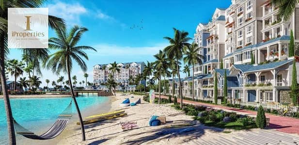 3 Bedroom Flat for Sale in New Cairo, Cairo - lagoon_beach_park_1-768x373. jpg