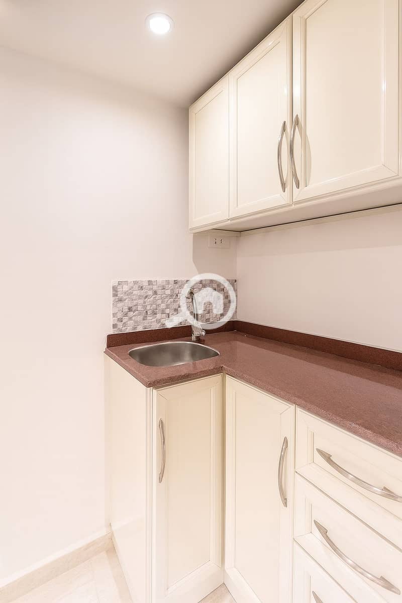 4 Modern Kitchenette with Burgundy Countertop. png