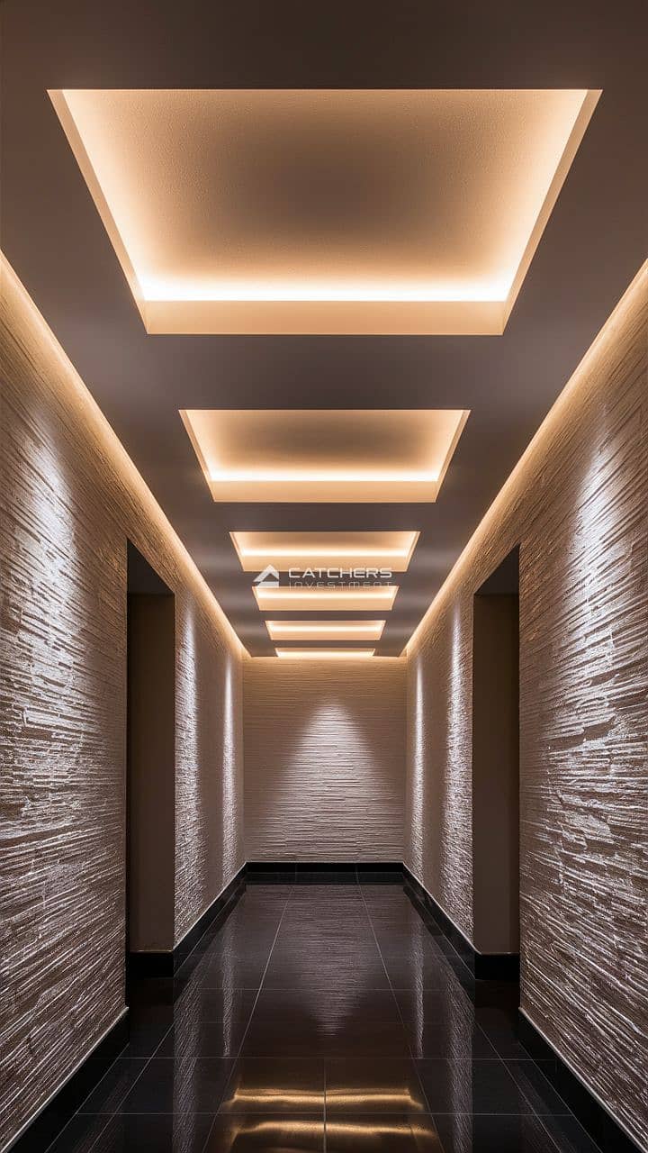 4 42 Ideas to Brighten Up Your Dark Hallway with Paint Colors, Lighting, and Decorating Tips (1). jpeg