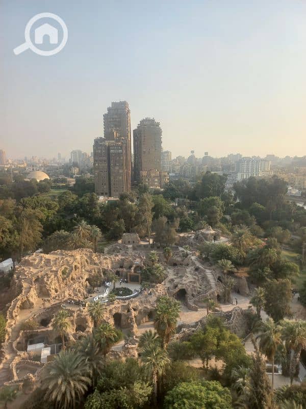 شقة مفروش ٢٧٠ م فيو حديقة الاسماك والنيل