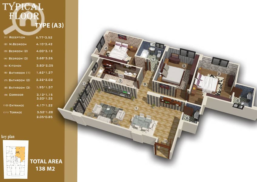 2 Typical floor  A3 - T3 copy. jpg