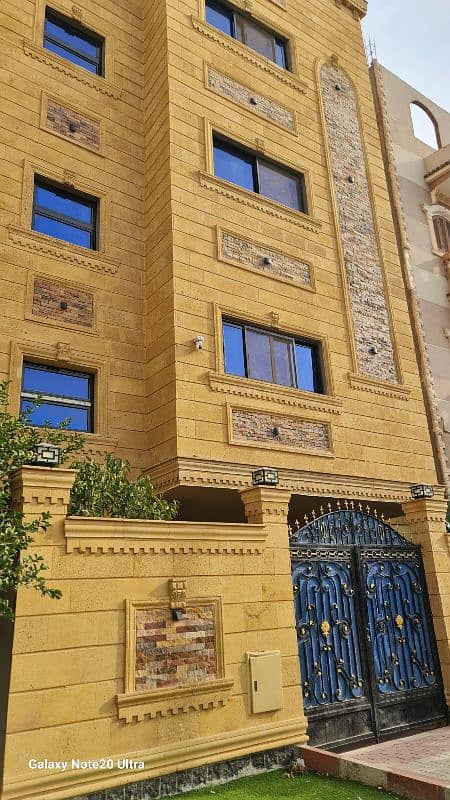 فيلا للبيع ٤ ادوار سوبر لوكس بالمجاوره ٢٣ بجوار الاردنيه جاهزة للسكن