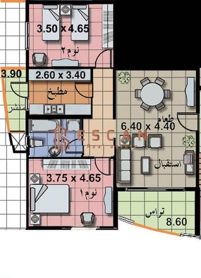 فلیٹ 2 غرفة نوم للبيع في القاهرة الجديدة، القاهرة - IMG-20251203-WA0254. jpg