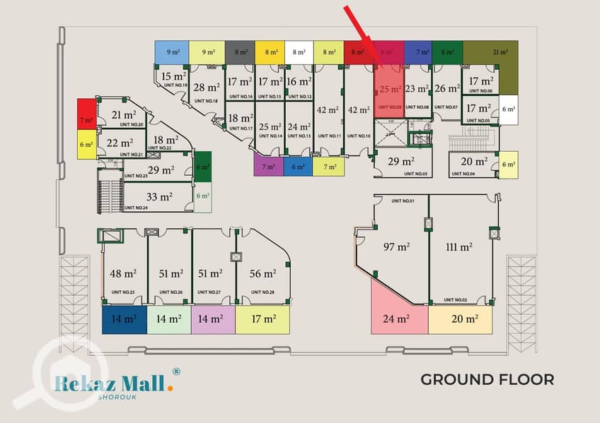 محل رقم 9 مساحة 25م + مساحة خارجيه 8م. jpg