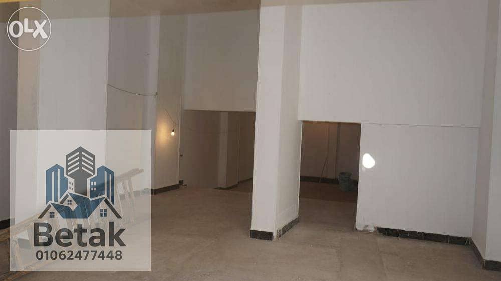 محل للايجار 110م محطة ترام السيوف لاى نشاط ما عدا كافية ترام السيوف