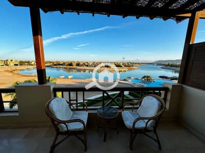 1 Bedroom Chalet for Sale in Gouna, Red Sea - pic-apartment-overlooking-pool-lagoon-for-rent-in-sabina-el-gouna-egypt-hurghada-2. jpeg 1 Bedroom Chalet for Sale in Gouna, Red Sea - pic-apartment-overlooking-pool-lagoon-for-rent-in-sabina-el-gouna-egypt-hurghada-2. jpeg