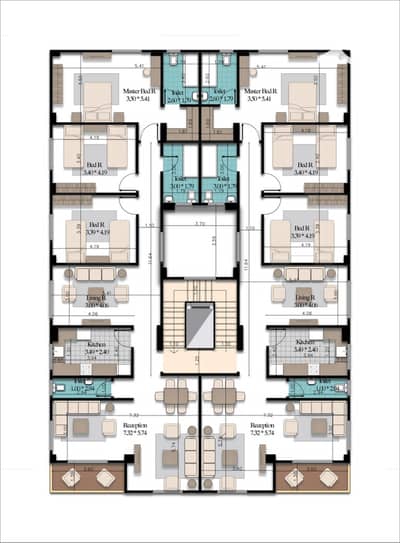 4 Bedroom Apartment for Sale in New Cairo, Cairo - 1dfdc8e9-86bf-490d-a0c4-ab792da5d0b2 - Copy. jpg