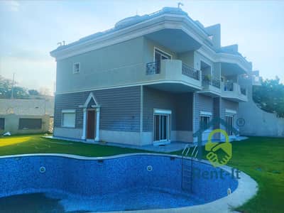 فیلا 5 غرف نوم للايجار في العبور، القاهرة - Pool 02 ED. jpg