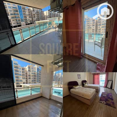2 Bedroom Chalet for Sale in North Coast, Matruh - منشور إنستجرام كولاج صور لأسرة تصميم بسيط مربعات أزرق فاتح وأبيض. png