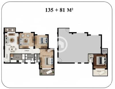 4 Bedroom Penthouse for Sale in Hadayek October, Giza - WhatsApp Image 2025-12-12 at 08.20. 01_f28c4a86. jpg 4 Bedroom Penthouse for Sale in Hadayek October, Giza - WhatsApp Image 2025-12-12 at 08.20. 01_f28c4a86. jpg