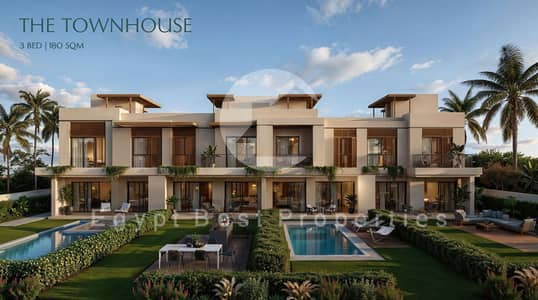 4 Bedroom Townhouse for Sale in New Cairo, Cairo - jceknje. PNG 4 Bedroom Townhouse for Sale in New Cairo, Cairo - jceknje. PNG