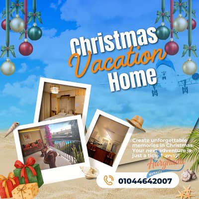 Chalet for Rent in Sahl Hasheesh, Red Sea - Blue and Orange Modern Travel Vacation Instagram Post. png