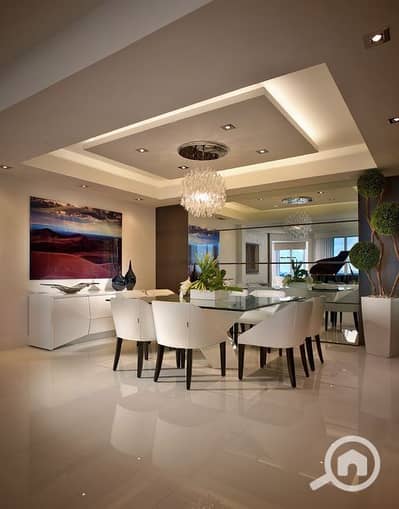 2 Bedroom Apartment for Sale in New Cairo, Cairo - جبسيات-صالة-مربعة. jpg