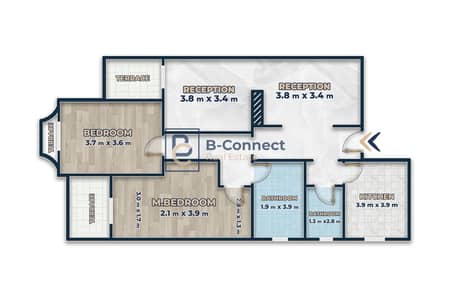 2 Bedroom Apartment for Sale in Raml Station, Alexandria - b_06. jpg