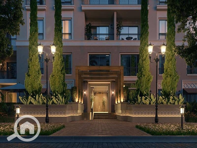 2 Village West Entrance-Night. jpg