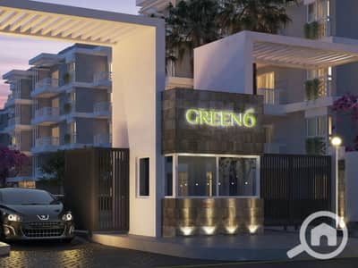 فلیٹ 3 غرف نوم للبيع في 6 أكتوبر، الجيزة - facilities--entrance--green-6-october-mabany-edrisjpeg-1200x900. jpg
