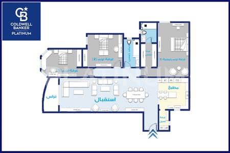 فلیٹ 3 غرف نوم للبيع في سموحة، الإسكندرية - WATERMARK. JPG فلیٹ 3 غرف نوم للبيع في سموحة، الإسكندرية - WATERMARK. JPG